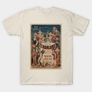 Vintage Advertising Poster France L'Horloge Champs-Elysées T-Shirt